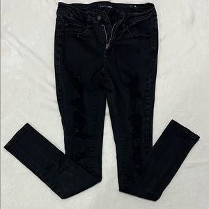 Almost famous size 4 black skinny jeans